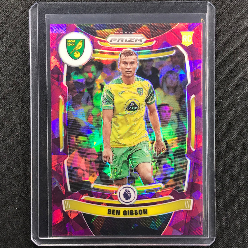 2021-22 Prizm EPL BEN GIBSON Rookie Purple Ice 40/49 #169