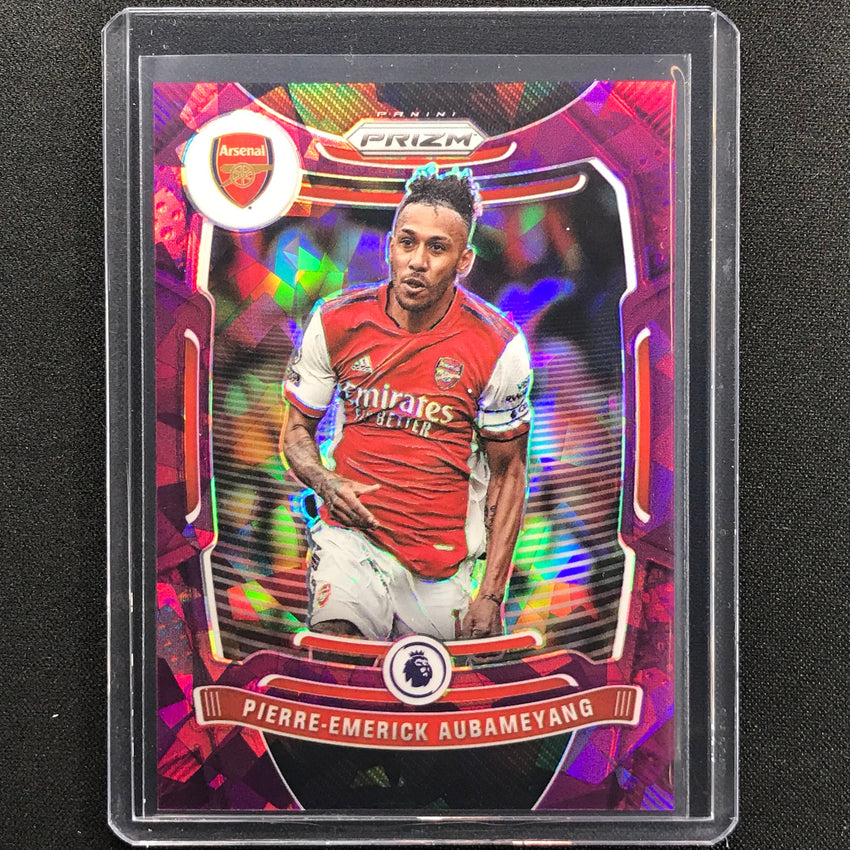 2021-22 Prizm Epl Pierre-emerick Aubameyang Purple Ice 26/49 No 209