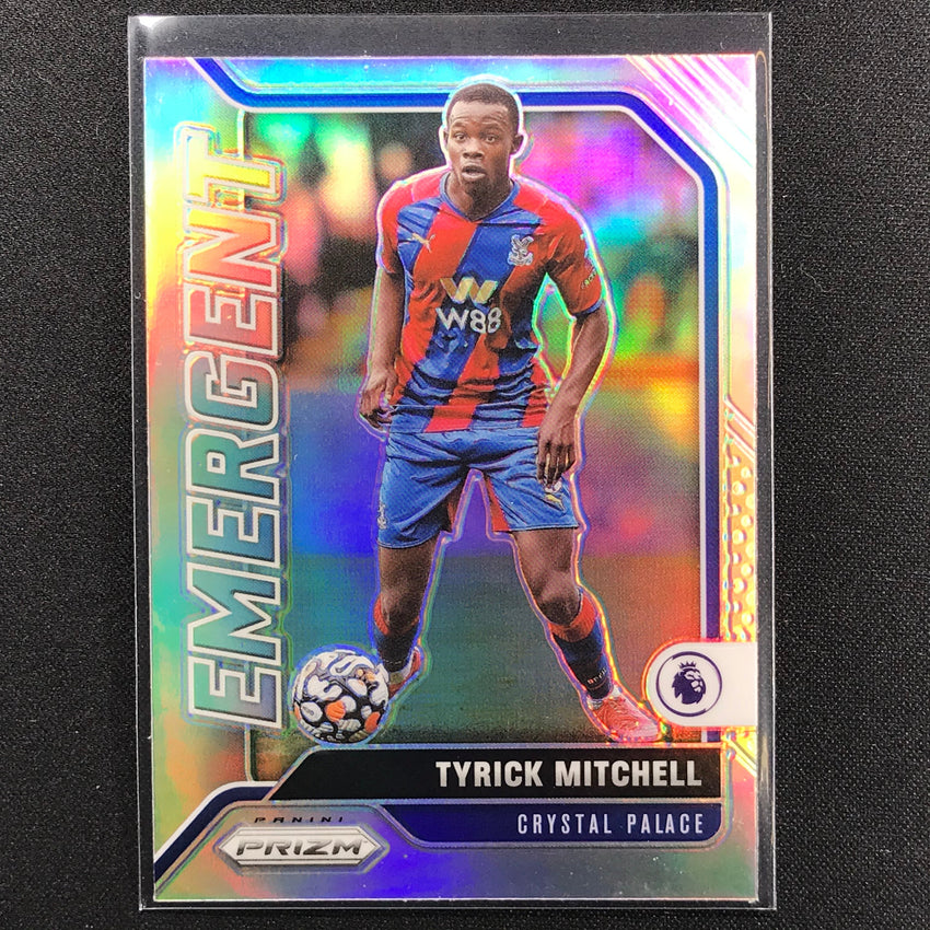 2021-22 Prizm EPL TYRICK MITCHELL Emergent Silver #14