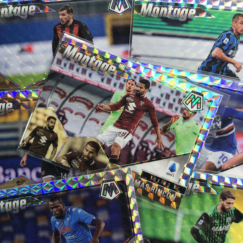 2020-21 Mosaic Serie A Jeremie Boga Montage Mosaic Silver No 20