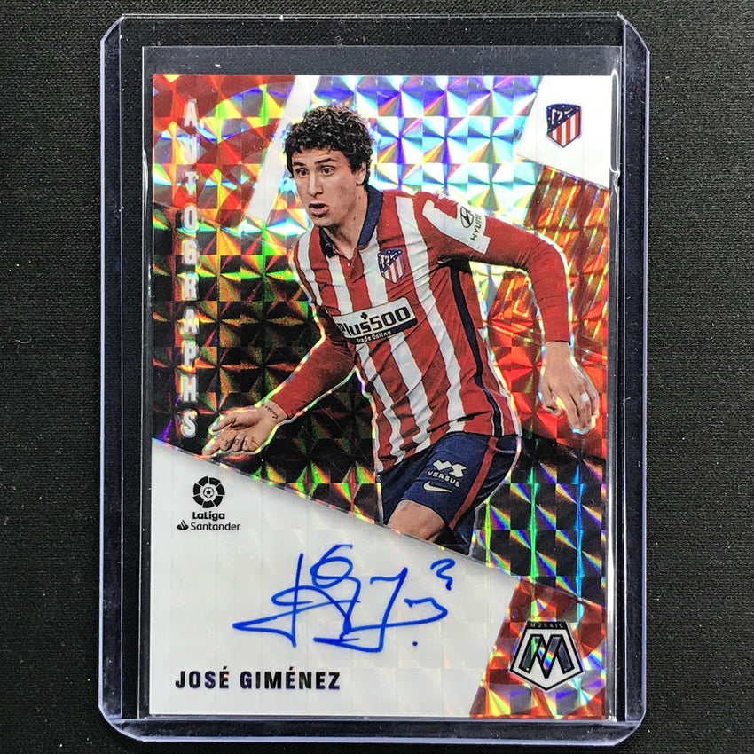 2020-21 Mosaic LaLiga JOSE GIMENEZ Autographs #JG