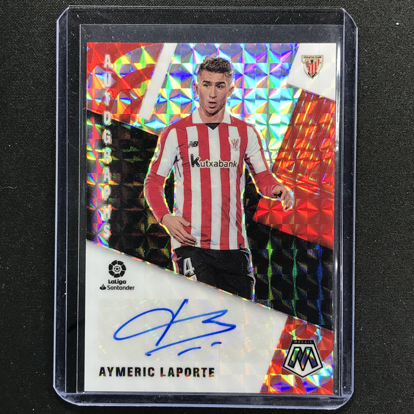 2020-21 Mosaic Laliga Aymeric Laporte Autographs No Al B