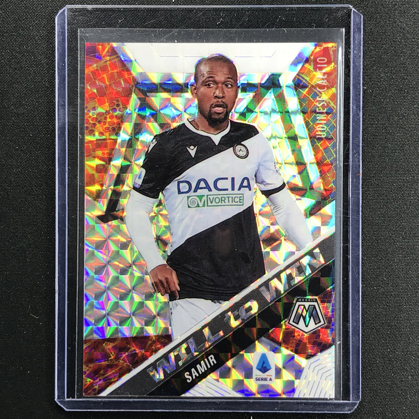 2020-21 Mosaic Serie A Samir Will To Win White 12/25