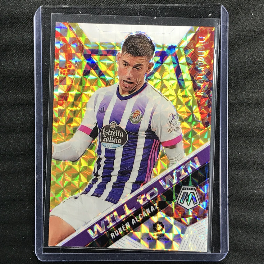 2020-21 Mosaic Laliga Ruben Alcaraz Will To Win Gold 5/10