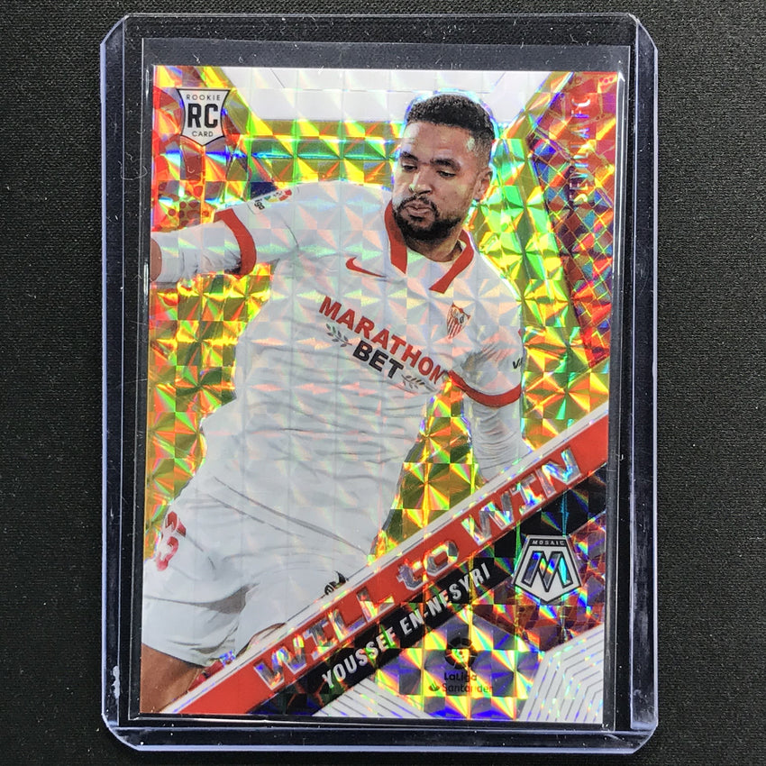 2020-21 Mosaic Laliga Youssef En-nesyri Rookie Will To Win Gold 4/10