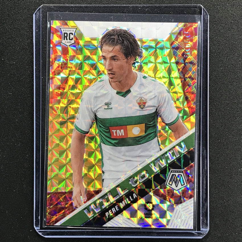 2020-21 Mosaic Laliga Pere Milla Rookie Will To Win Gold 10/10