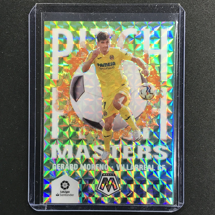 2020-21 Mosaic Laliga Gerard Moreno Pitch Masters White 13/25