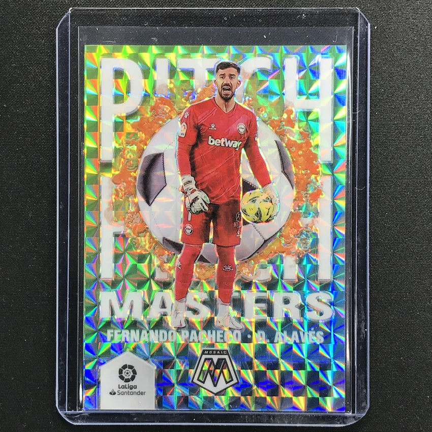 2020-21 Mosaic Laliga Fernando Pacheco Pitch Masters White 11/25