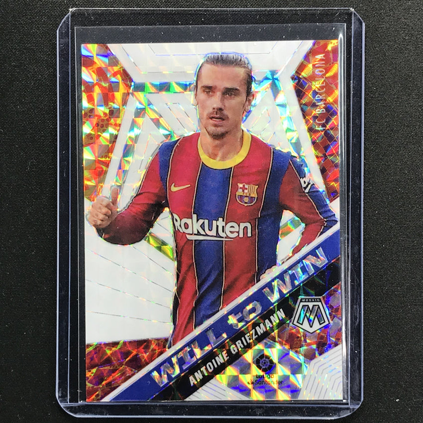 2020-21 Mosaic Laliga Antoine Griezmann Will To Win White 23/25