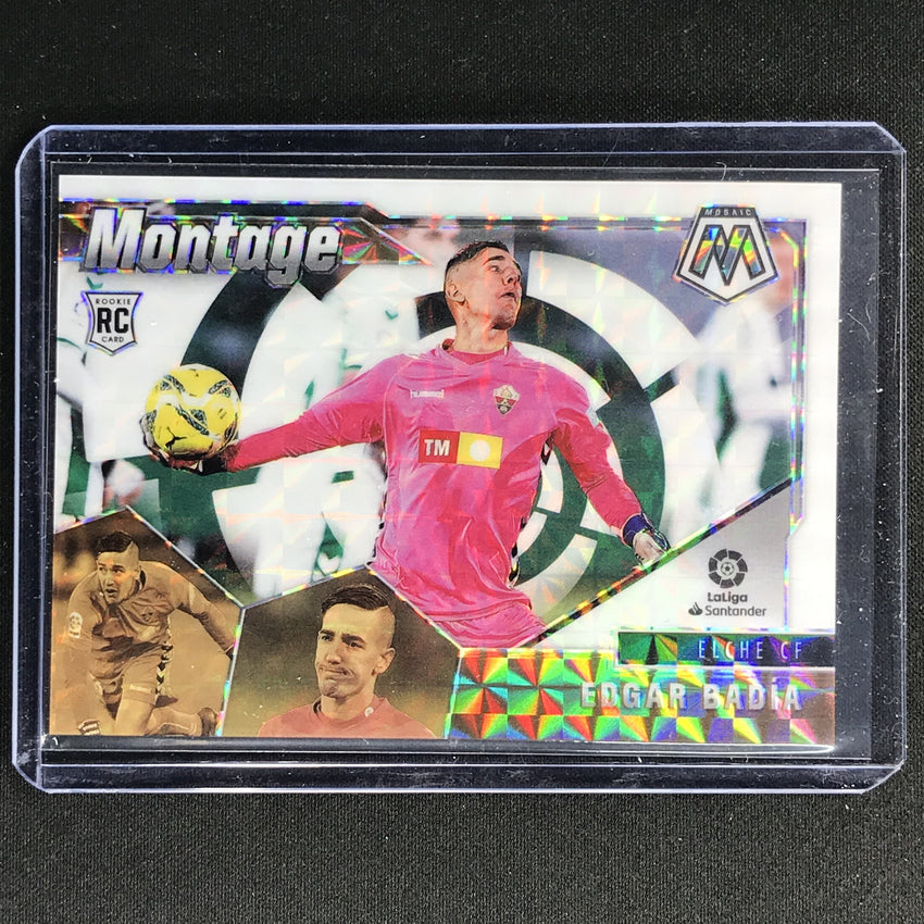 2020-21 Mosaic Laliga Edgar Badia Rookie Montage White 25/25