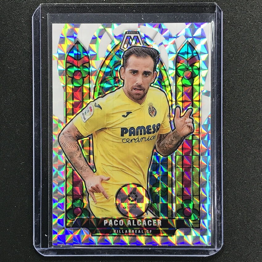 2020-21 Mosaic LaLiga PACO ALCACER Stained Glass SP #19