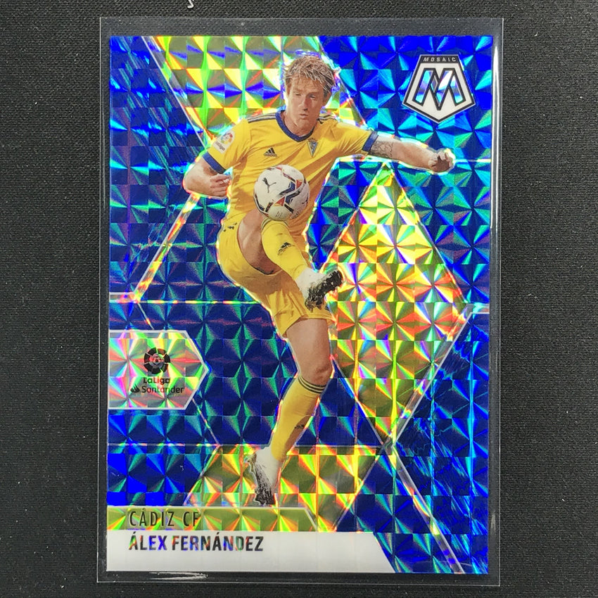 2020-21 Mosaic Laliga Alex Fernandez Base Blue 68/99