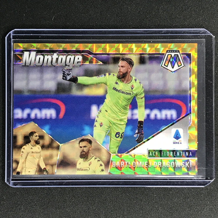 2020-21 Mosaic Serie A Bartlomiej Dragowski Montage Gold 2/10