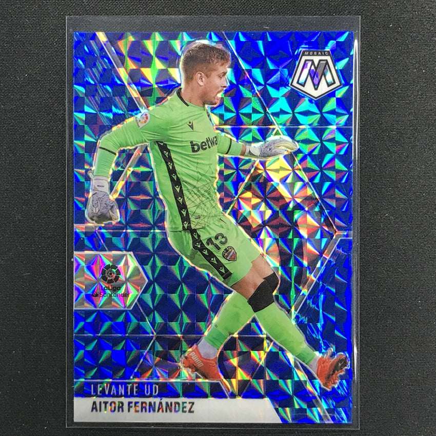 2020-21 Mosaic Laliga Aitor Fernandez Base Blue 13/99