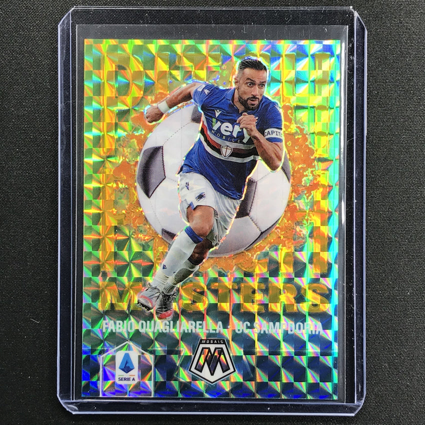 2020-21 Mosaic Serie A Fabio Quagliarella Pitch Masters Gold 6/10