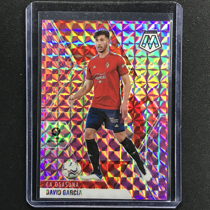 2020-21 Mosaic Laliga David Garcia Base Purple 18/49