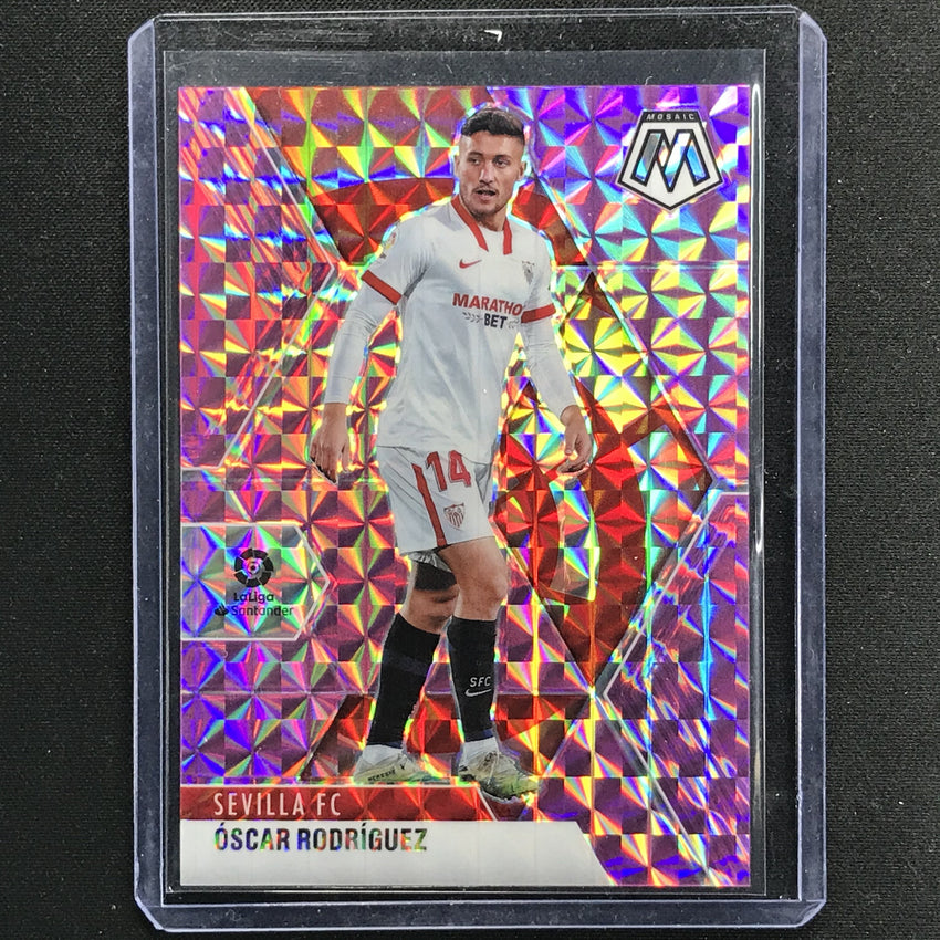 2020-21 Mosaic Laliga Oscar Rodriguez Base Purple 18/49