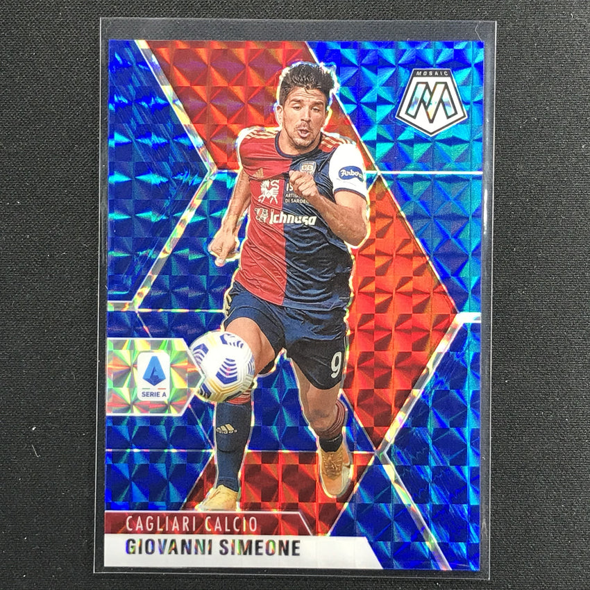 2020-21 Mosaic Serie A Giovanni Simeone Base Blue 19/99