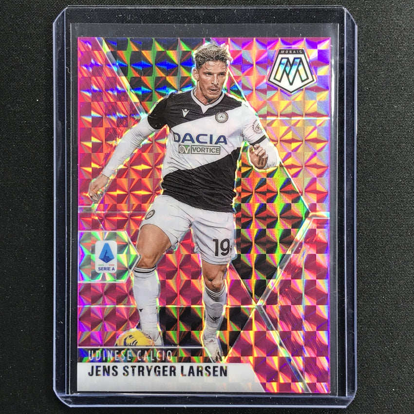 2020-21 Mosaic Serie A Jens Stryger Larsen Base Pink 2/25
