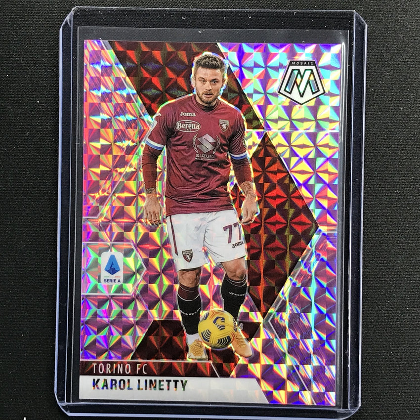 2020-21 Mosaic Serie A Karol Linetty Base Purple 45/49