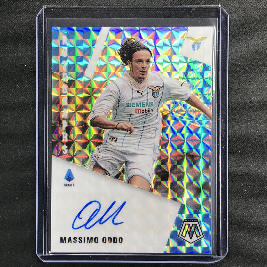 2020-21 Mosaic Serie A Massimo Oddo Autographs No Mo