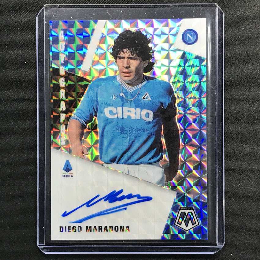 2020-21 Mosaic Serie A Diego Maradona Autographs No Dm