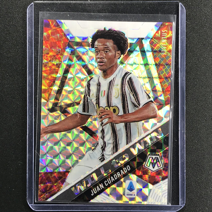 2020-21 Mosaic Serie A Juan Cuadrado Will To Win White 19/25