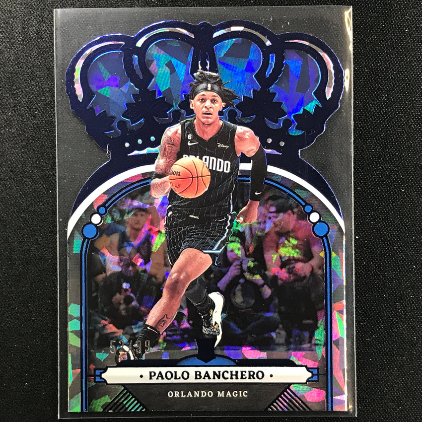 2022-23 Crown Royale Paolo Banchero Rookie Crystal Blue 52/99