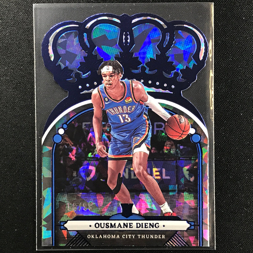 2022-23 Crown Royale Ousmane Dieng Rookie Crystal Blue 58/99