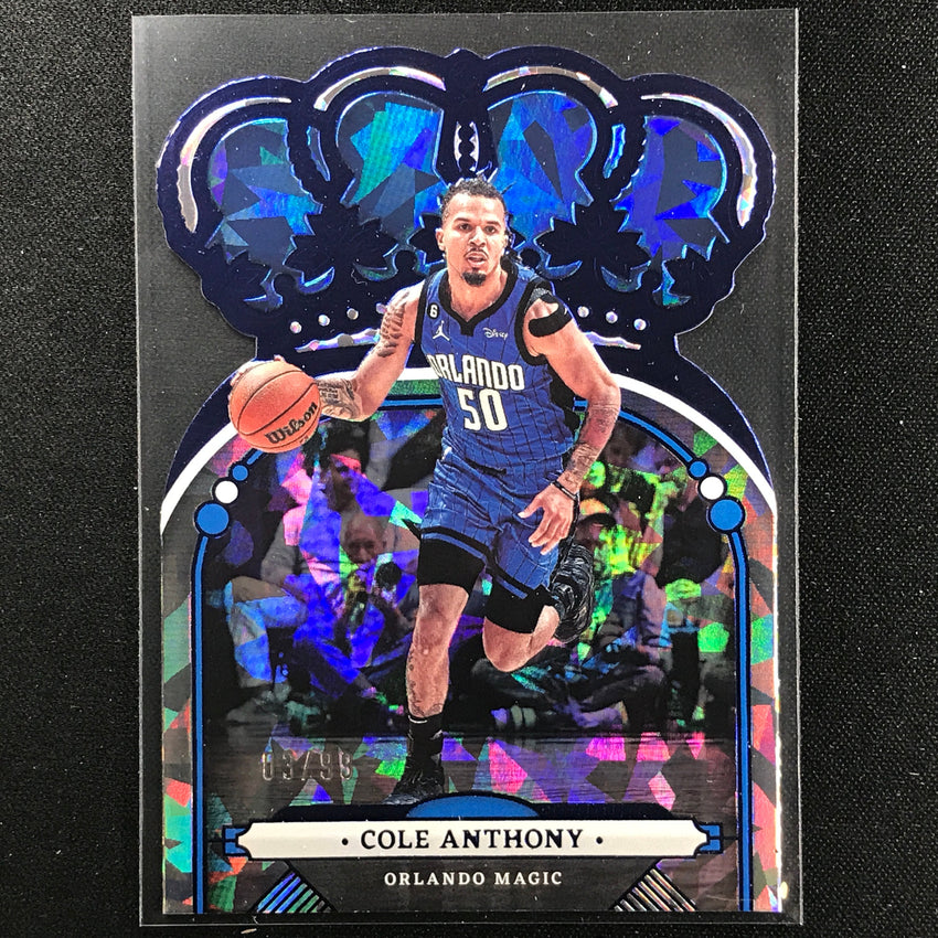 2022-23 Crown Royale Cole Anthony Crystal Blue 3/99