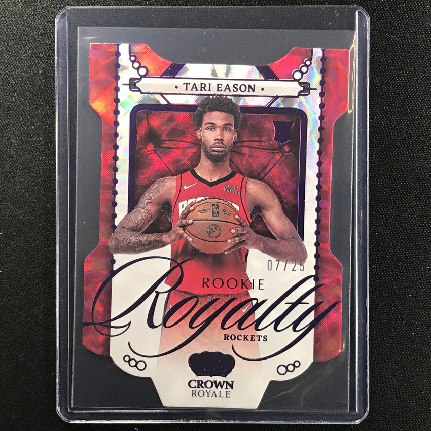 2022-23 Crown Royale Tari Eason Rookie Royalty Die-cut Purple 7/25