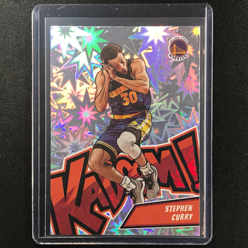 2022-23 Crown Royale Stephen Curry Kaboom Silver Ssp No 11