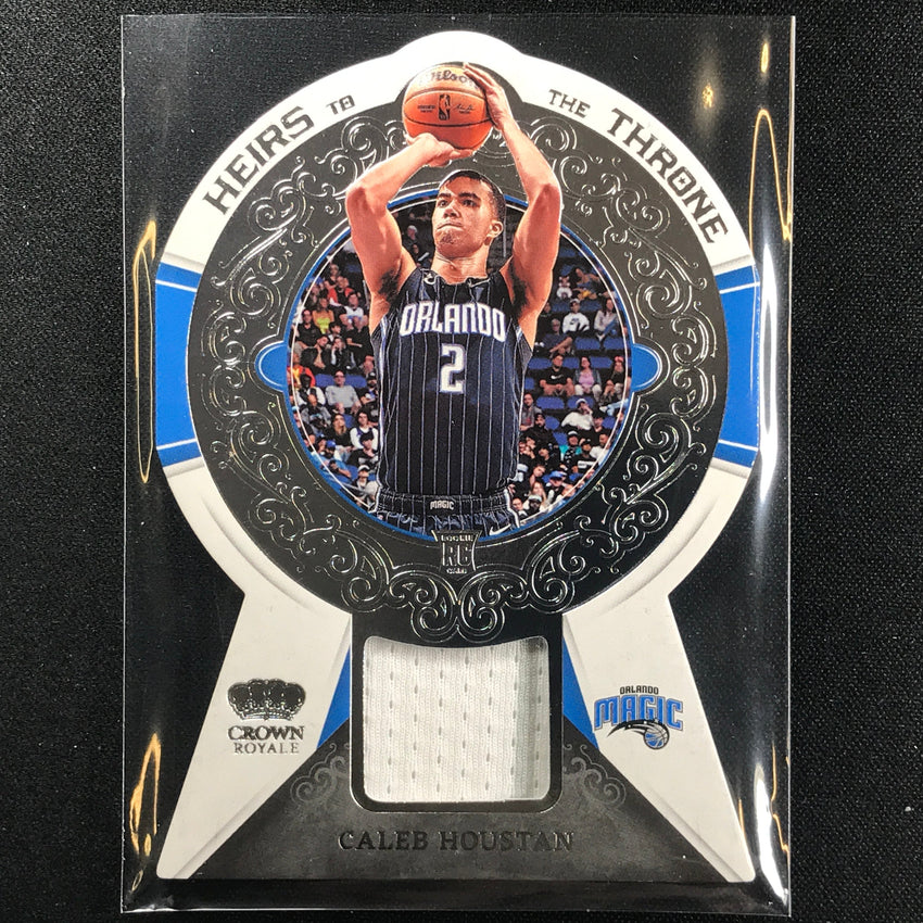 2022-23 Crown Royale CALEB HOUSTAN Heirs to the Throne Rookie Jersey Silver #CHM