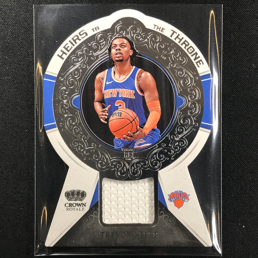 2022-23 Crown Royale TREVOR KEELS Heirs to the Throne Rookie Jersey Silver #TKK