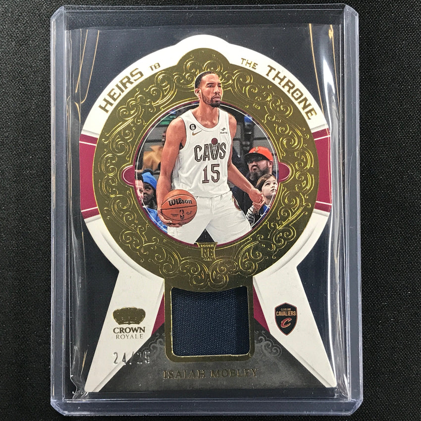 2022-23 Crown Royale Isaiah Mobley Heirs To The Throne Rookie Patch Gold 24/25