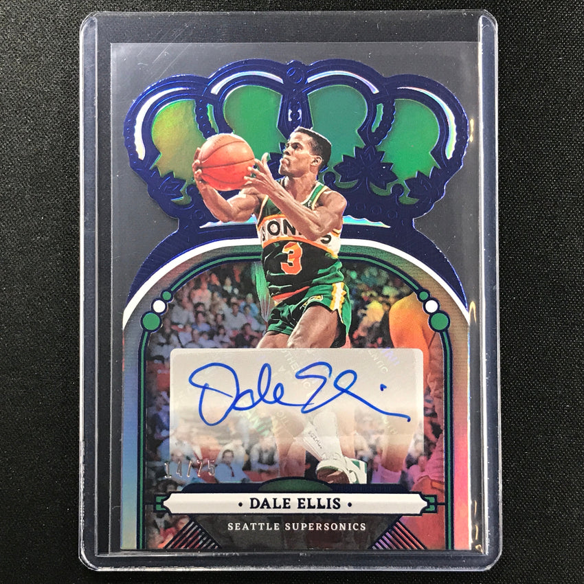 2022-23 Crown Royale Dale Ellis Crown Auto Die-cut Blue 14/75