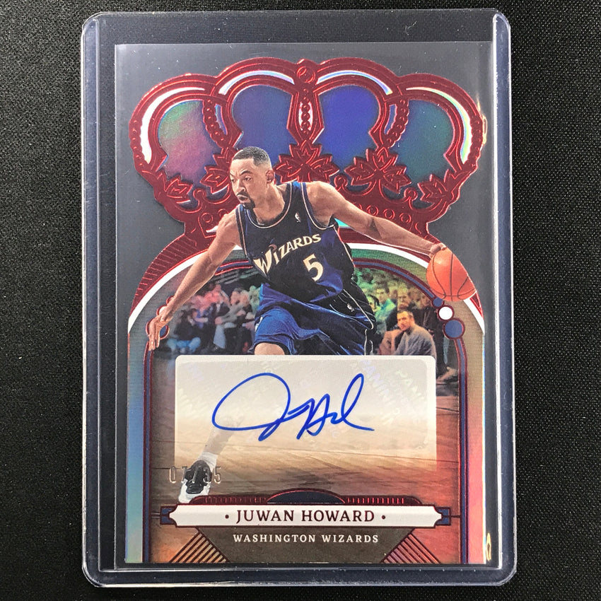 2022-23 Crown Royale Juwan Howard Crown Auto Die-cut Red 7/35