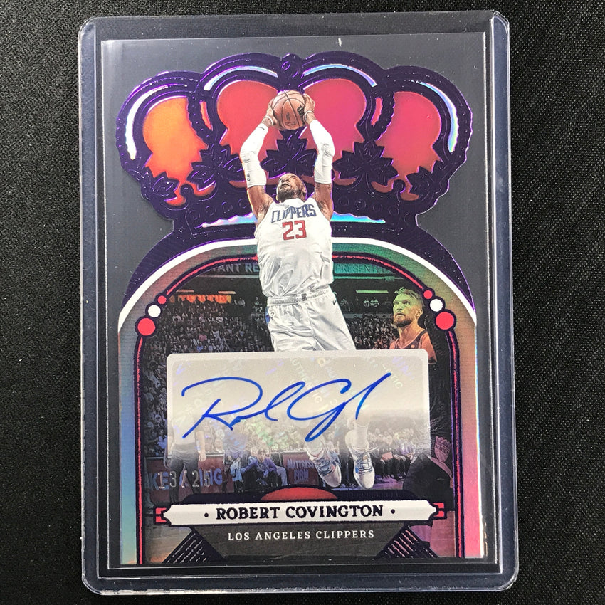 2022-23 Crown Royale Robert Covington Crown Auto Die-cut Purple 13/25