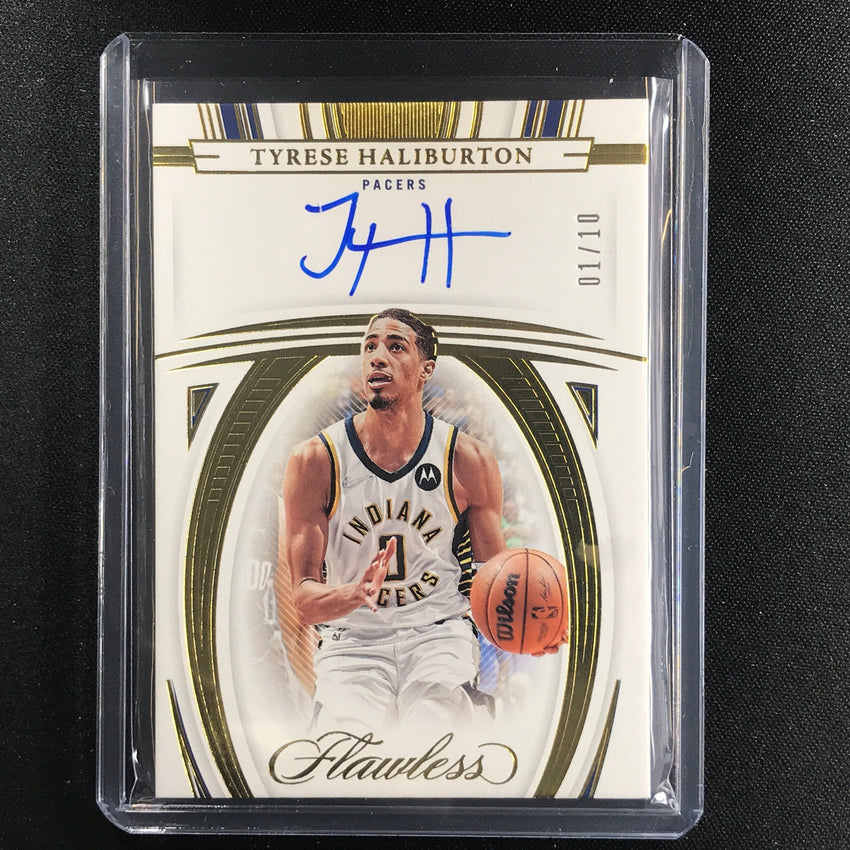 2021-22 Flawless Tyrese Haliburton Flawless Auto Gold 1/10