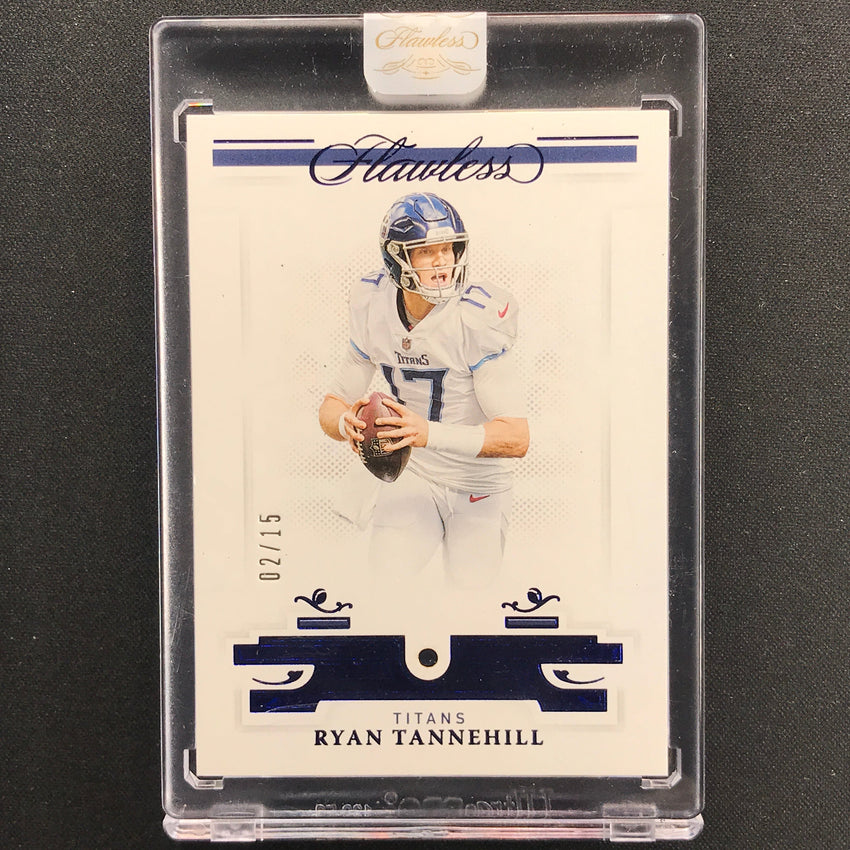 2021 Flawless Ryan Tannehill Base Gems Sapphire 2/15