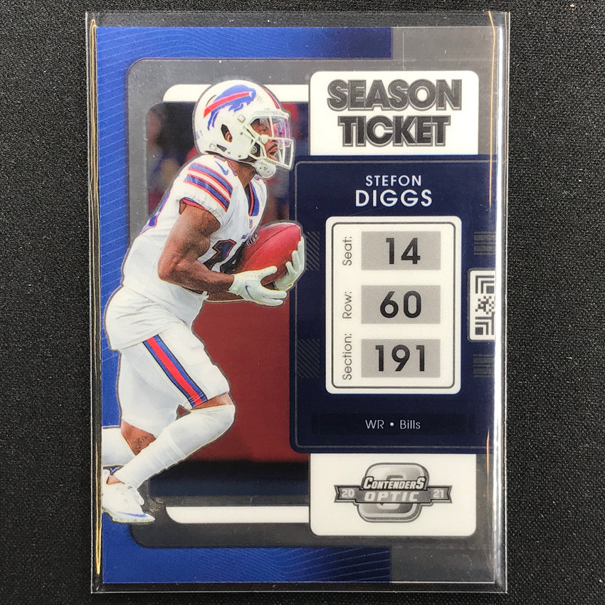 2021 Contenders Optic STEFON DIGGS Season Ticket Base #19