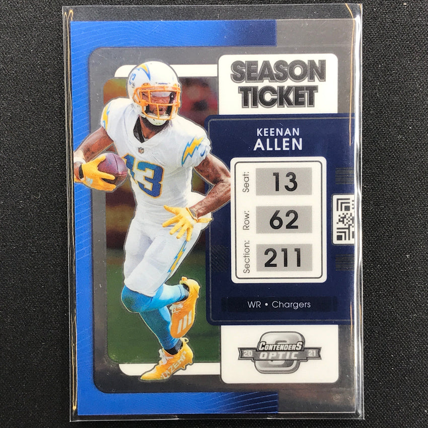 2021 Contenders Optic KEENAN ALLEN Season Ticket Base #24