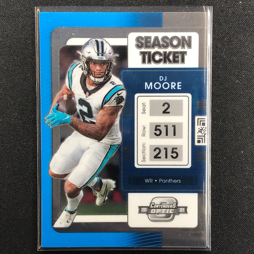 2021 Contenders Optic DJ MOORE Season Ticket Base #28