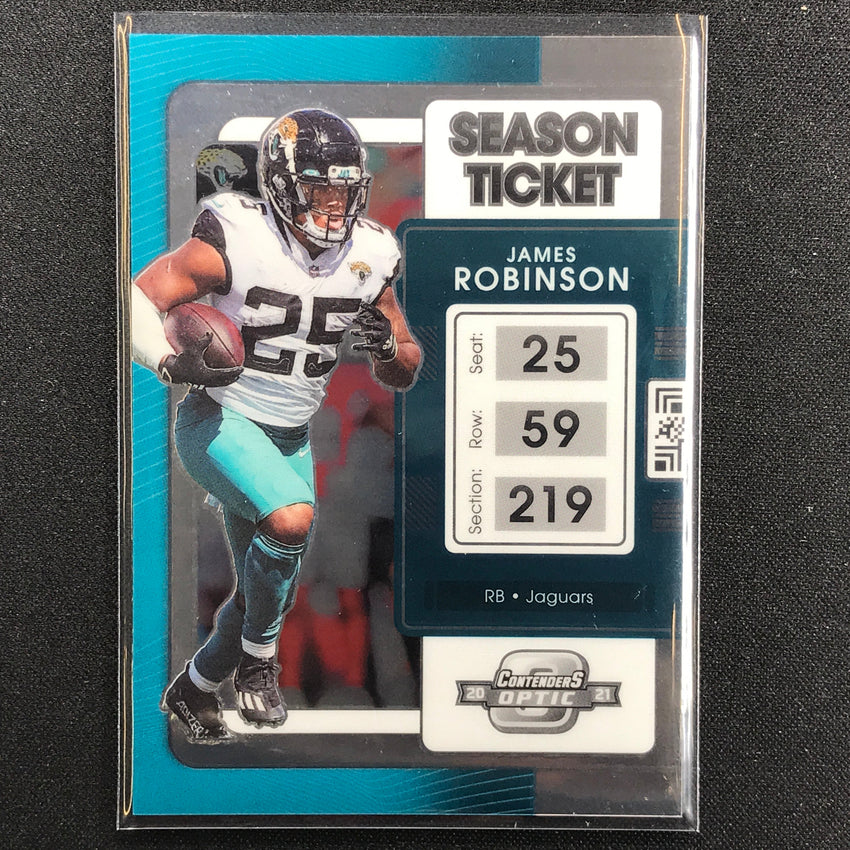 2021 Contenders Optic JAMES ROBINSON Season Ticket Base #44