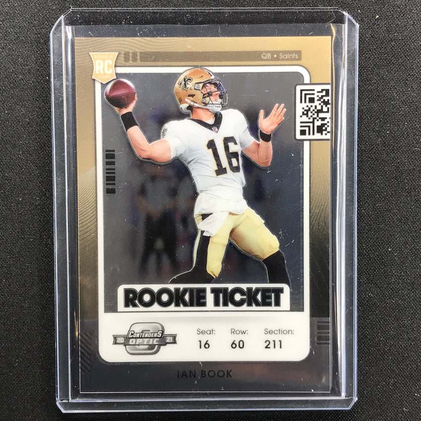 2021 Contenders Optic IAN BOOK Rookie Ticket Base #67