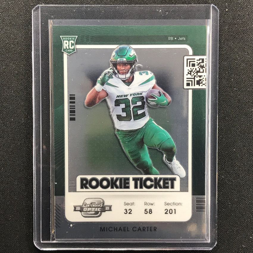 2021 Contenders Optic MICHAEL CARTER Rookie Ticket Base #83
