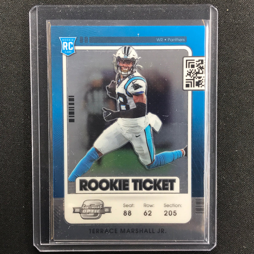 2021 Contenders Optic TERRACE MARSHALL JR. Rookie Ticket Base #91