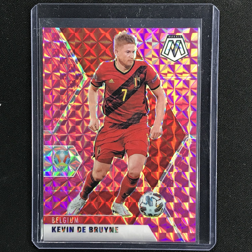 2020-21 Mosaic UEFA Euro KEVIN DE BRUYNE Base Pink 12/25 #16