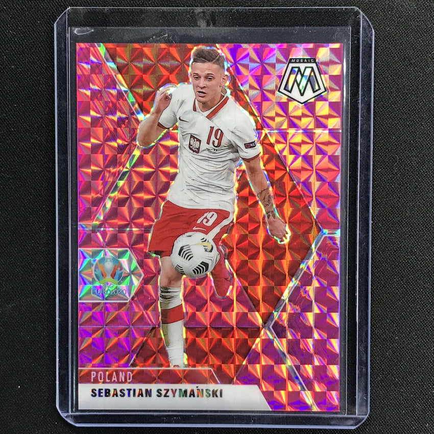2020-21 Mosaic Uefa Euro Sebastian Szymanski Base Pink 18/25 No 64