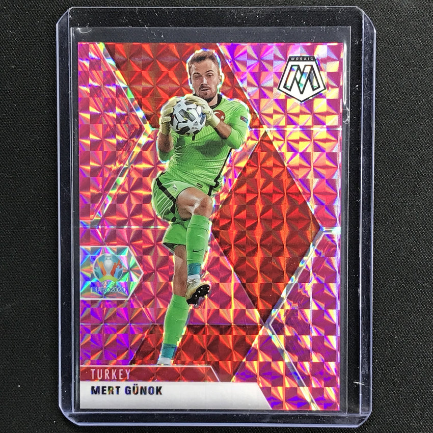 2020-21 Mosaic Uefa Euro Mert Gunok Base Pink 13/25 No 93